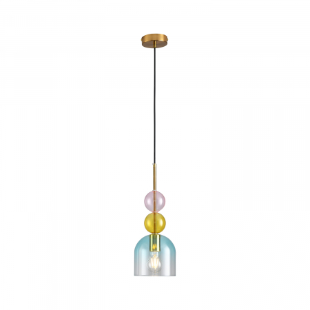 Corpuri de iluminat - INTERIOR - Lampa suspendata PASTELLO BLUE, multicolor, 15 cm -Step into Design