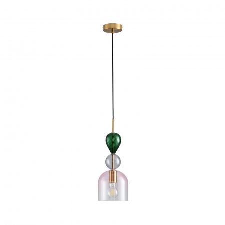 Lampi suspendate - Pendul PASTELLO PINK, multicolor, 1*E27m diametru 15 cm - STEP INTO DESIGN
