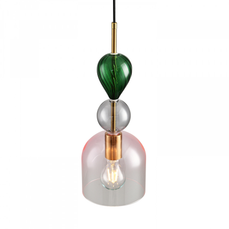 Pendul PASTELLO PINK, multicolor, 1*E27m diametru 15 cm - STEP INTO DESIGN [1]