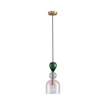 Pendul PASTELLO PINK, multicolor, 1*E27m diametru 15 cm - STEP INTO DESIGN [4]
