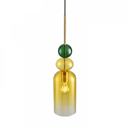 Lampă suspendată Pastello Yellow, diametru 13 cm - Step Into Design [1]