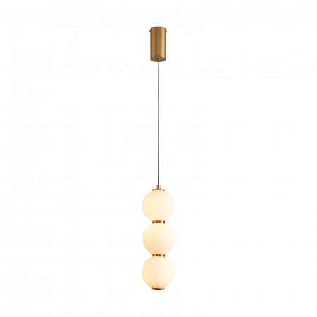 Pendul LED PERLA, auriu/alb, 3000K, 12 cm - Step into Design [2]