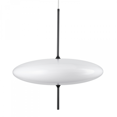 Lampi suspendate - Lampă suspendată PIATTO, albă, 50 cm - Step into Design