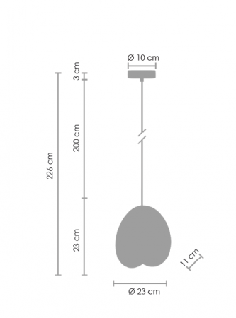 Lampă suspendată PILLS S, albă, 23 cm - Step into Design [9]