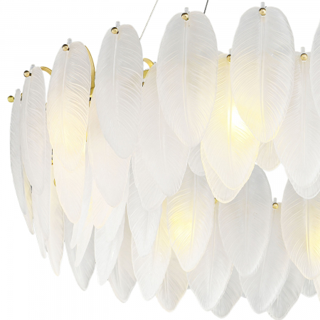 Candelabru PIUMA, alb/alama, 20W, 80 cm [3]