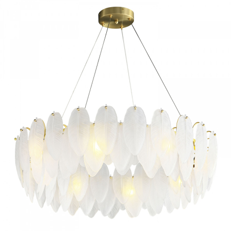 Candelabre - Candelabru PIUMA, alb/alama, 20W, 80 cm