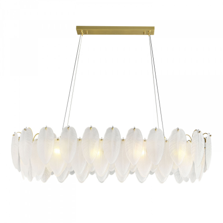 Candelabru PIUMA LONG, alb/alama, 20W, 100 cm [2]