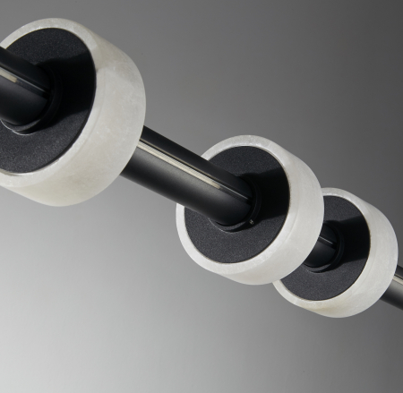 Lampa suspendata neagra cu marmura LED RINGO 150 cm - step into design [5]