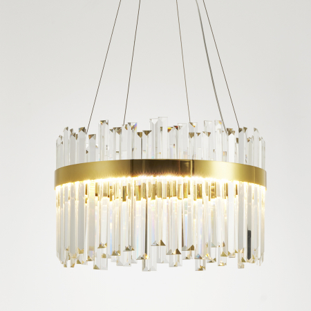 Lampă suspendată LED ROYAL cristal K9, aurie, 3000K [3]