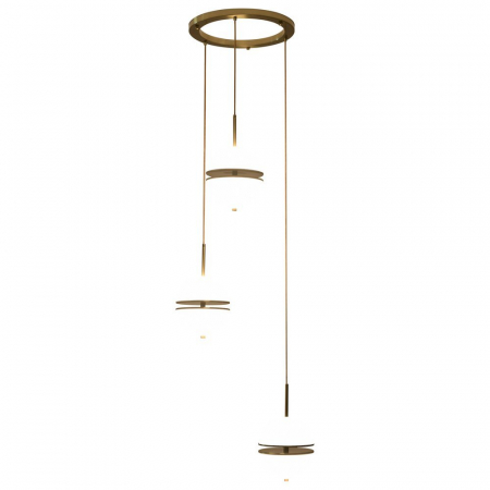 Lampă suspendată LED SFERA-3, aurie, 50 cm - Step into Design [2]