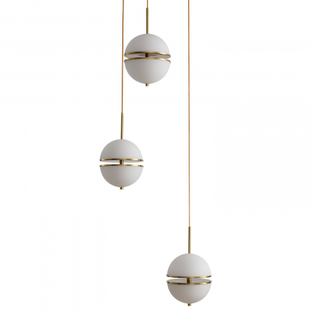 Lampă suspendată LED SFERA-3, aurie, 50 cm - Step into Design [3]