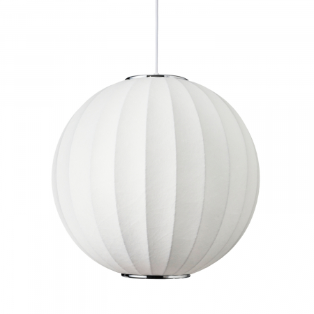 Lampă suspendată SILK albă, diametru 30 cm - Step into Design