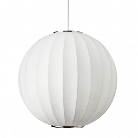 Lampă suspendată SILK albă, diametru 40 cm - Step into Design