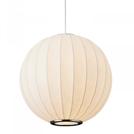 Lampă suspendată SILK albă, diametru 40 cm - Step into Design [4]