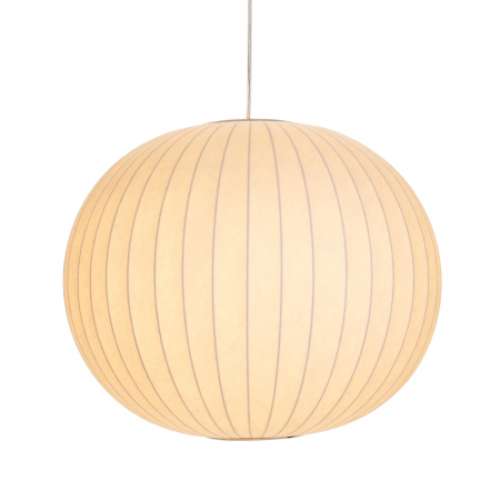 Lampă suspendată SILK alba, diametru 50 cm