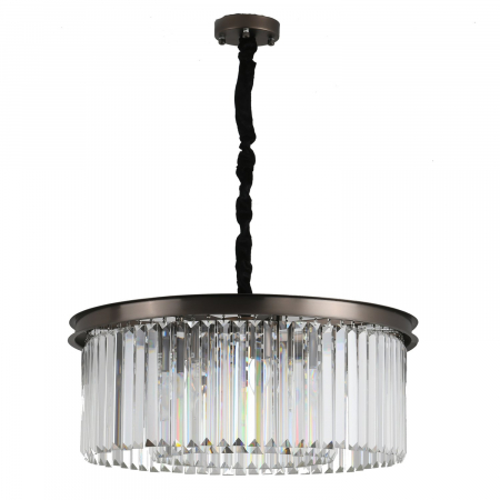 Corpuri de iluminat - INTERIOR - Lampă suspendată SPARKLE ROUND, antracit, 60 cm - step into design