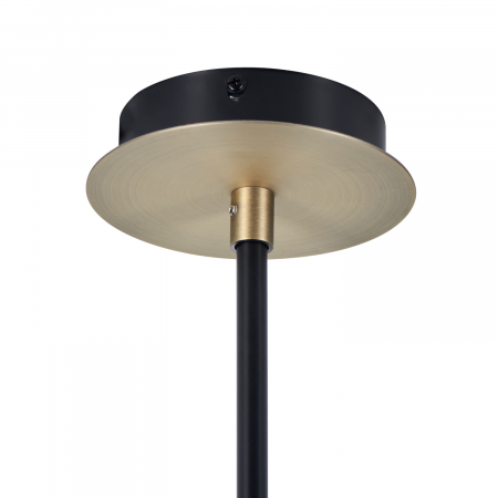 Lampă suspendată SPILLO, neagră/aurie, 92 cm - Step into Design [4]