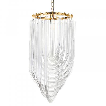 Lampă suspendată WAVE, aurie, 40 cm - Step into Design [1]