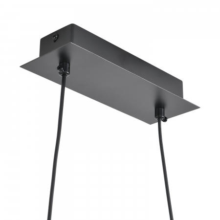 Lustră suspendată LED ZIGZAG, negru, 3000K, 90 cm [6]