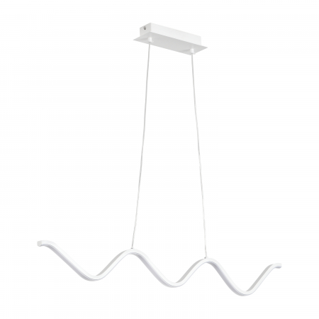 Lustră suspendată LED ZIGZAG, alb, 3000K,  90 cm [2]