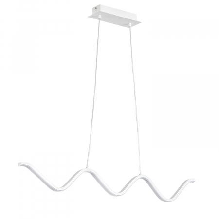 Lustră suspendată LED ZIGZAG, alb, 3000K,  90 cm [4]