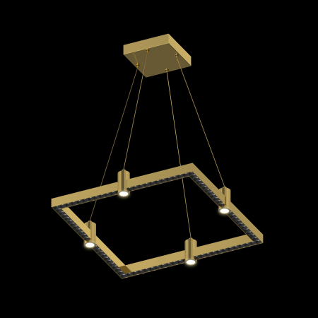 Lampa suspendata gold LED DIAMANTE Nr. 1 P1_67 cm - altavola design [3]