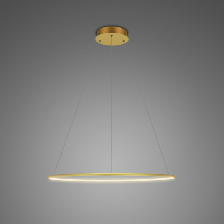 LED - Lampa suspendata LED RING aurie Nr. 1, dimabila, 3000K, IP 44, diametru 40 cm - ALTAVOLA DESIGN