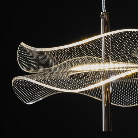 Pendul LED MARIPOSA, auriu, 3000K, 390 lm, diametru 20 cm - ALTAVOLA DESIGN [1]