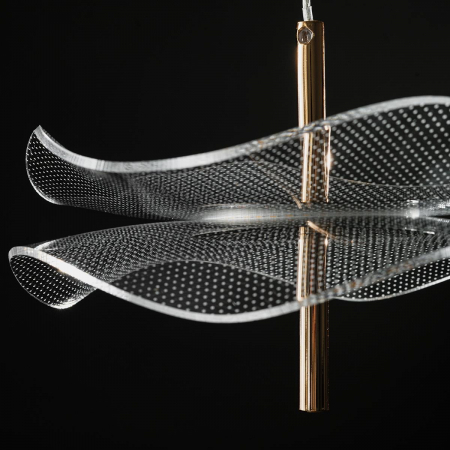 Pendul LED MARIPOSA, auriu, 3000K, 390 lm, diametru 20 cm - ALTAVOLA DESIGN [2]