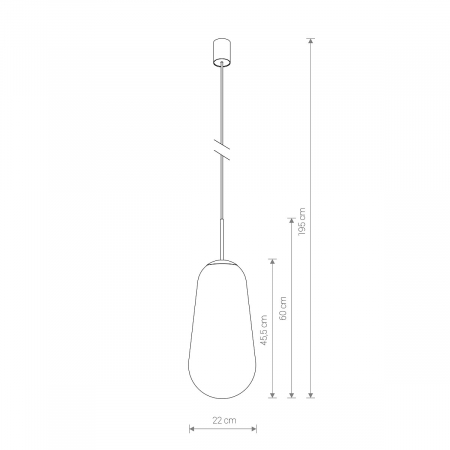 Pendul negru PEAR L, 45.5 cm - Nowodvorski [5]