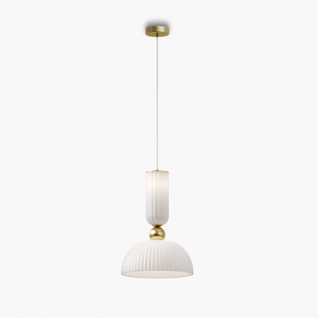 Pendul ANTIC, auriu/alb, 1*E27, diametru 30 cm - MAYTONI