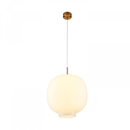 Pendul BONI, alb/alama, 25W, 35 cm - Step into Design [1]