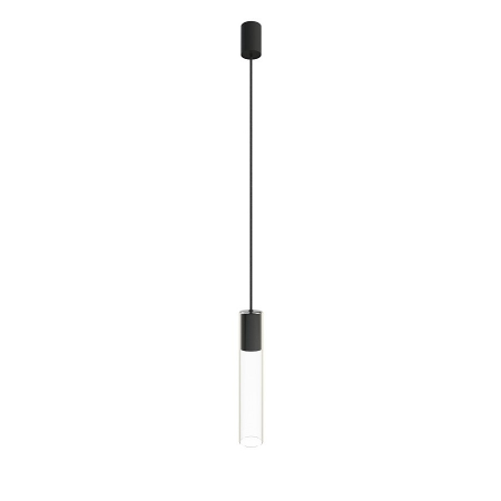 Pendul CYLINDER L, negru, 1*GU10, 10W, diametru 6.5 cm - NOWODVORSKI