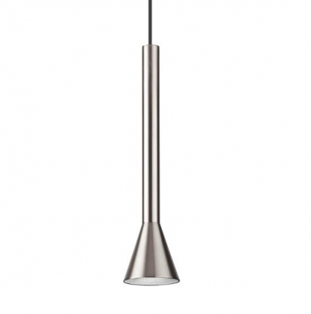 Corpuri de iluminat - INTERIOR - Pendul DIESIS, nichel, 3000K, 580 lm, diametru 6 cm - IDEAL LUX