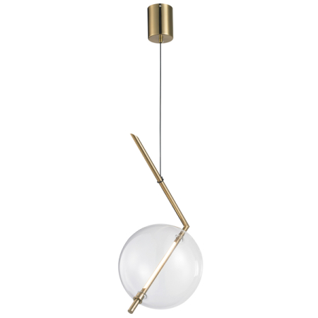 Corpuri de iluminat - INTERIOR - Pendul LED AMORE auriu, 24 cm - STEP INTO DESIGN