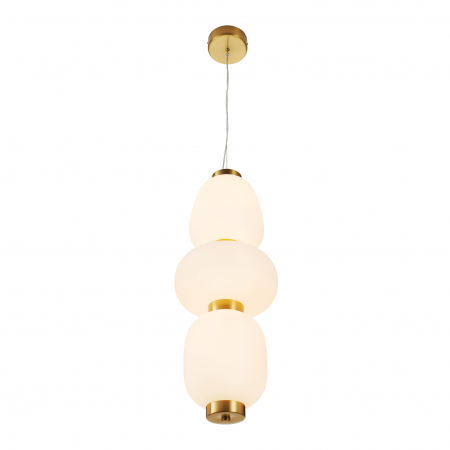 Lampă suspendată LED BRILLA-3, auriu/alb, 23 cm [9]