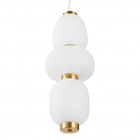 Lampă suspendată LED BRILLA-3, auriu/alb, 23 cm [4]