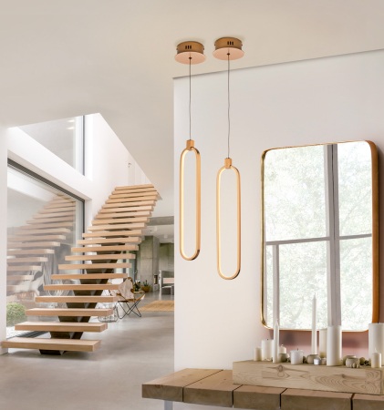 Pendul LED COLETTE, auriu-rose, 13 cm - SCHULLER 787130 [2]