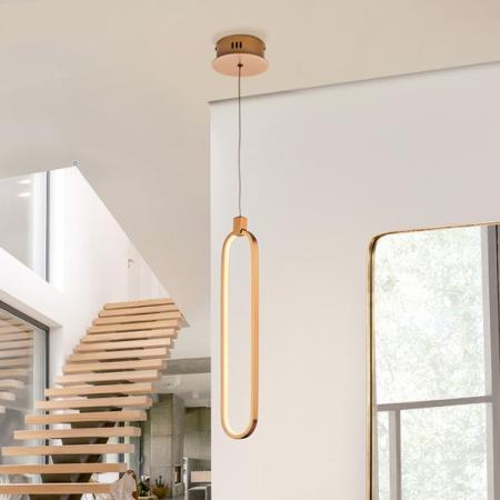 Pendul LED COLETTE, auriu-rose, 13 cm - SCHULLER 787130 [3]