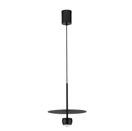 Lampi suspendate - Pendul LED EDEM, negru, 3000K, 590 lm, diametru 30 cm - NOVA LUCE