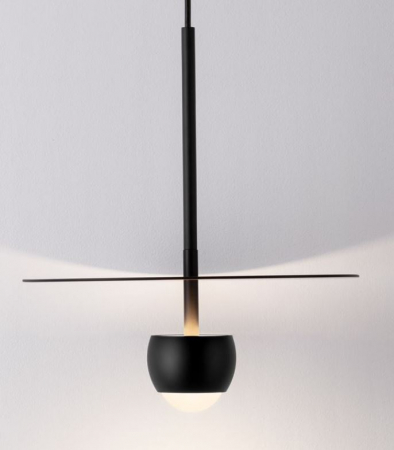 Pendul LED EDEM, negru, 3000K, 590 lm, diametru 30 cm - NOVA LUCE [3]