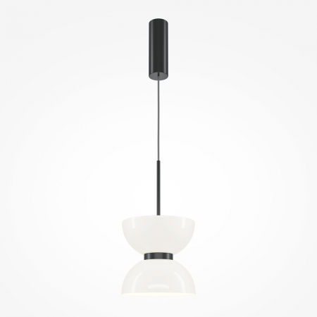 LED - Pendul LED KYOTO, alb/negru, 11W, 3000K, diametru 22 cm - MAYTONI