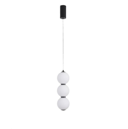 Corpuri de iluminat - INTERIOR - Pendul LED PERLA, negru/alb, 12 cm - Step into Design