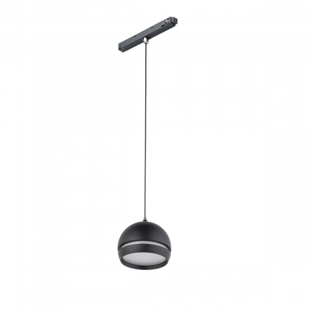 Lumini LED LVM - Pendul LED SLOT pentru sina magnetica LVM negru, 4000k, 400 lm, diametru 8.5 cm - NOWODVORSKI