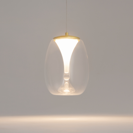 Pendul LED SPLASH auriu, 7W, 3000K, diametru 20 cm - MAYTONI [1]