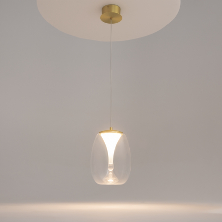 Pendul LED SPLASH auriu, 7W, 3000K, diametru 20 cm - MAYTONI [2]