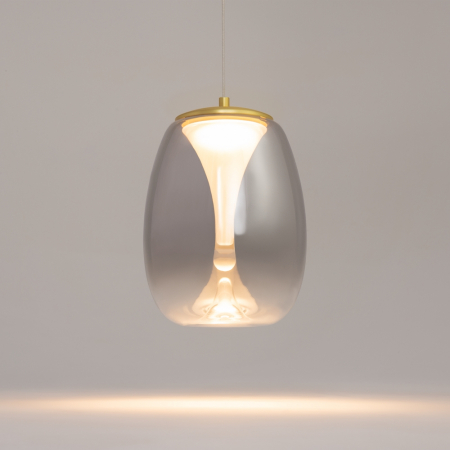 Pendul LED SPLASH, auriu/gri, 7W, 3000K, diametru 20 cm - MAYTONI [1]