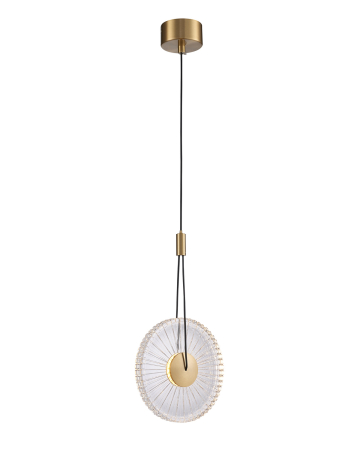 LED - Pendul LED SUNBLAST, auriu, 3000K, 20 cm - Step into Design