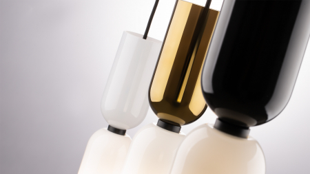 Pendul MEMORY, negru/alb, diametru 8 cm - MAYTONI [6]