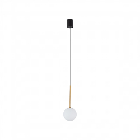 Lampi suspendate - Pendul negru cu auriu KARO I 16 cm - nowodvorski
